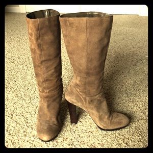Nine West Rysser Brown Suede Boots